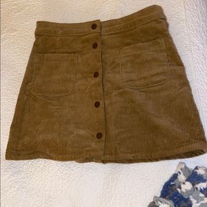 Corduroy skirt